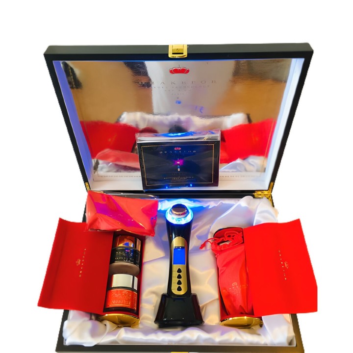 Ansigtsforyngende massager med høj frekvens Drakefor M015 Sort 3 Dele