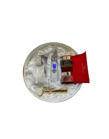 Ansigtsmassager med radiofrekvens, lysbehandling og elektrostimulering Drakefor 9901 Hvid 3 Dele