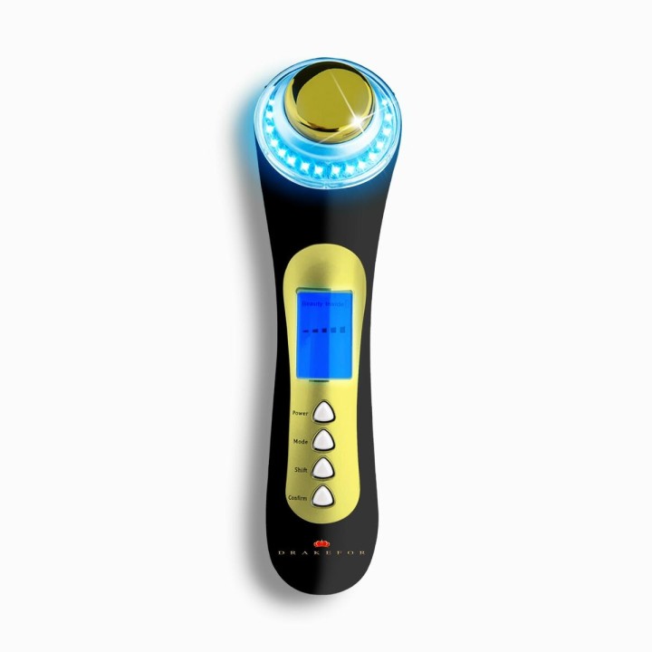 Ansigtsforyngende massager med høj frekvens Drakefor M015 Sort
