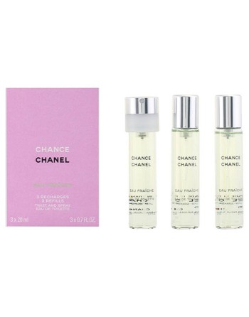 Set de Perfume Mujer Chance Eau Fraiche Chanel (3 pcs) Chance Eau Fraiche