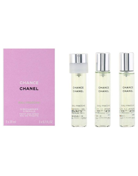 Parfume sæt til kvinder Chance Eau Fraiche Chanel (3 pcs) Chance Eau Fraiche