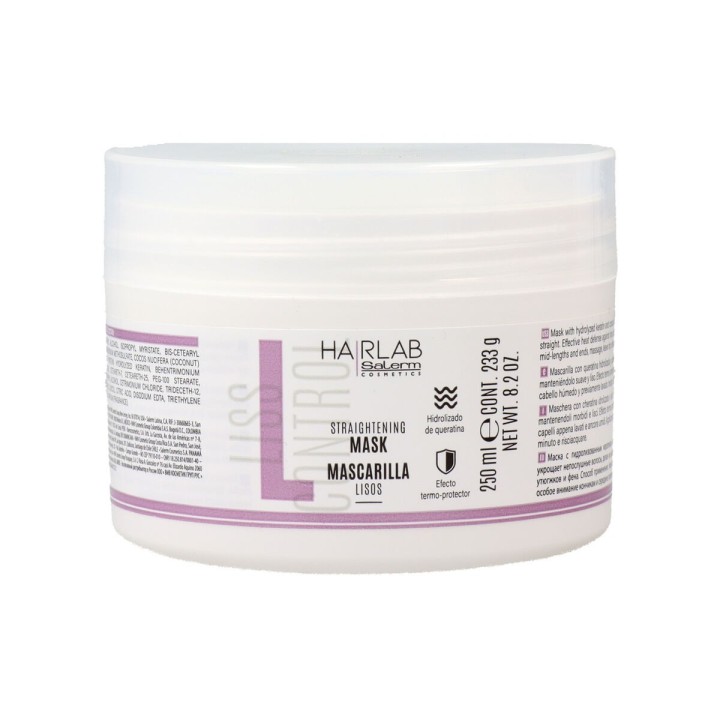 Maschera per Capelli Salerm Hair Lab 250 ml Capelli lisci