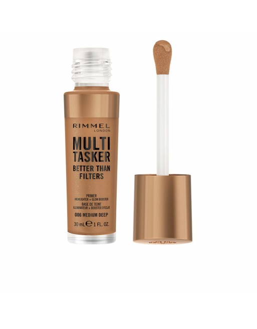 Pré base de maquillage Rimmel London THE MULTI-TASKER Nº 007 Deep 30 ml Éclaircissant
