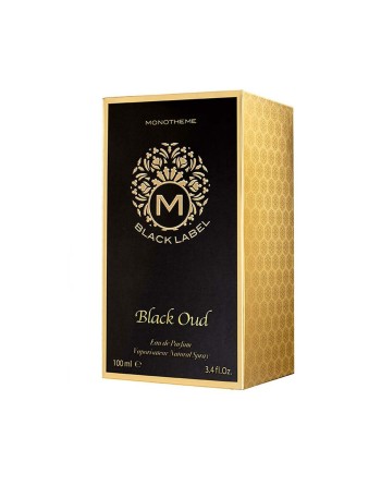 Parfum Unisexe Monotheme Venezia BLACK LABEL Black Oud EDP 100 ml