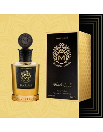 Parfum Unisexe Monotheme Venezia BLACK LABEL Black Oud EDP 100 ml