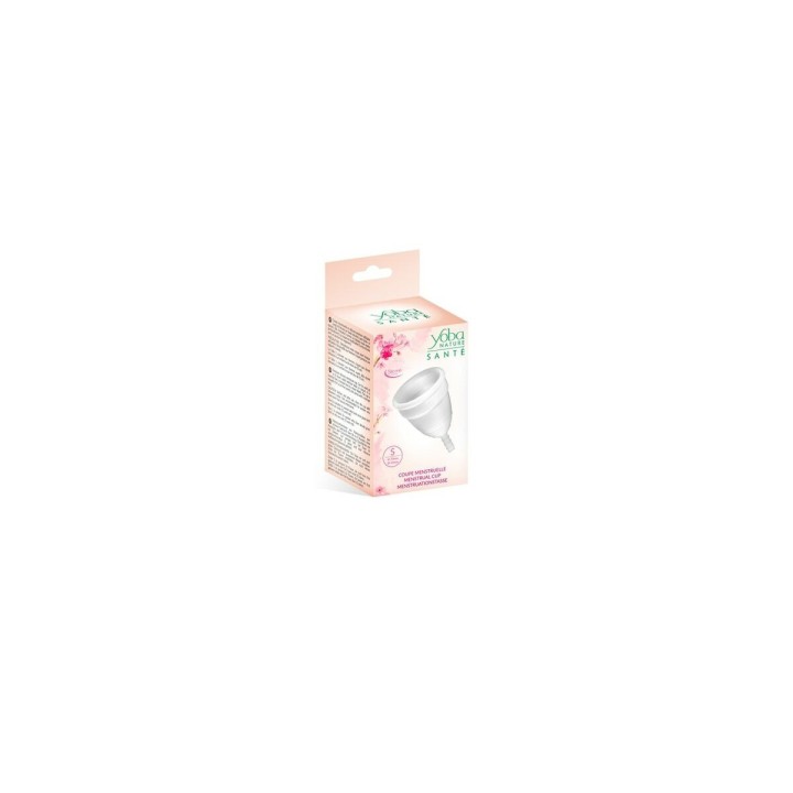Menstruationstasse Yoba Nature Santé Weiß Silikon S