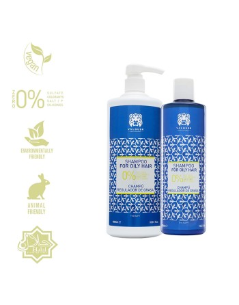Shampoo für fettendes Haar Valquer SIN SULFATOS 1 L
