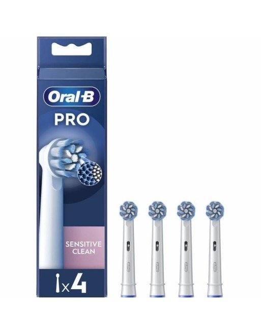 Recambio para Cepillo de Dientes Eléctrico Oral-B Sensitive Clean Pro Blanco