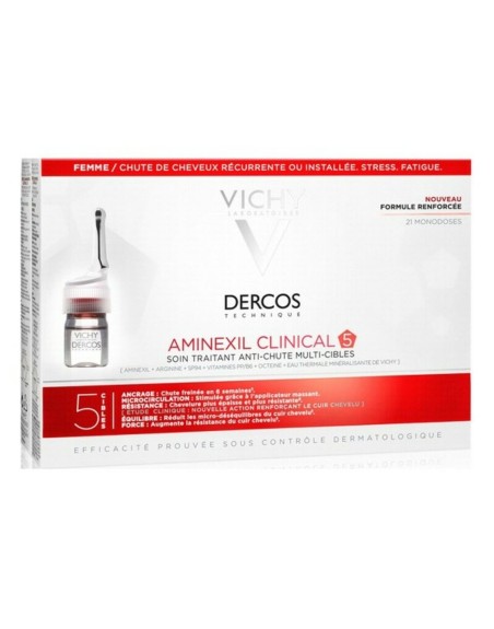 Tratamiento Anticaída Dercos Vichy 12585750 (21 x 6 ml)