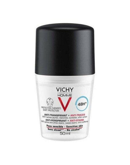 Déodorant Roll-On Vichy Homme 50 ml 48 heures Anti-transpirant