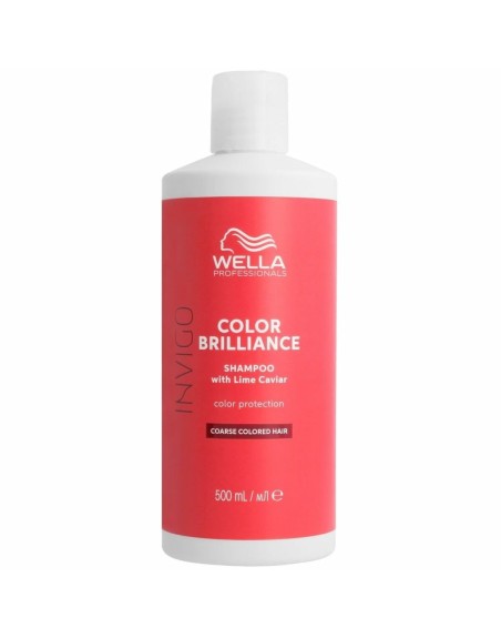Color Revitalisierendes Shampoo Wella Invigo Color Brilliance 500 ml Dickes Haar