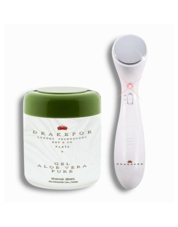 Facial Massager with Radiofrequency, Phototherapy and Electrostimulation Drakefor 408 White