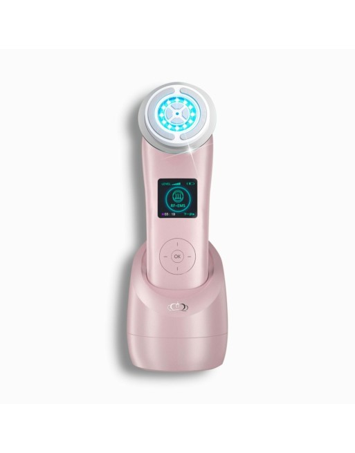 Facial Massager with Radiofrequency, Phototherapy and Electrostimulation Drakefor NANOSKIN EXTREME Pink