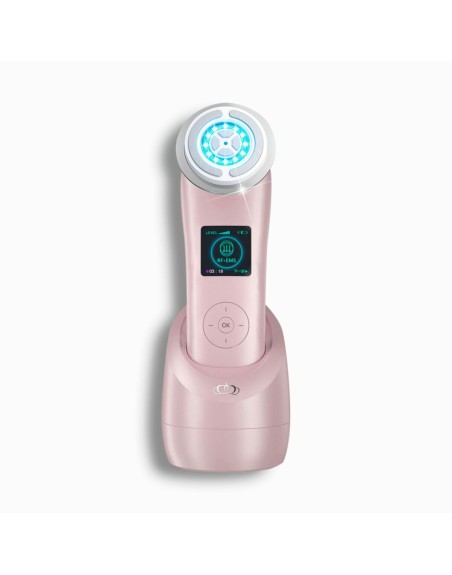 Masseur Facial avec Radiofréquence, Photothérapie et Électrostimulation Drakefor NANOSKIN EXTREME Rose