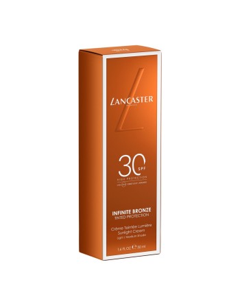 Sonnenschutzcreme für das Gesicht Lancaster Infinite Bronze Klar Spf 30 50 ml