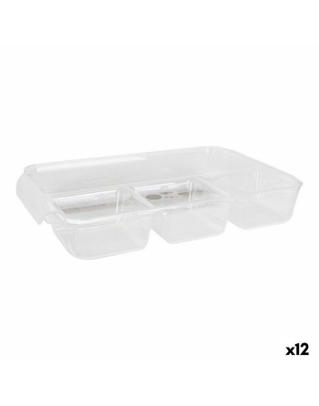 Organizador Multiusos Confortime Transparente 37,5 x 23,5 x 5, cm (12 Unidades)