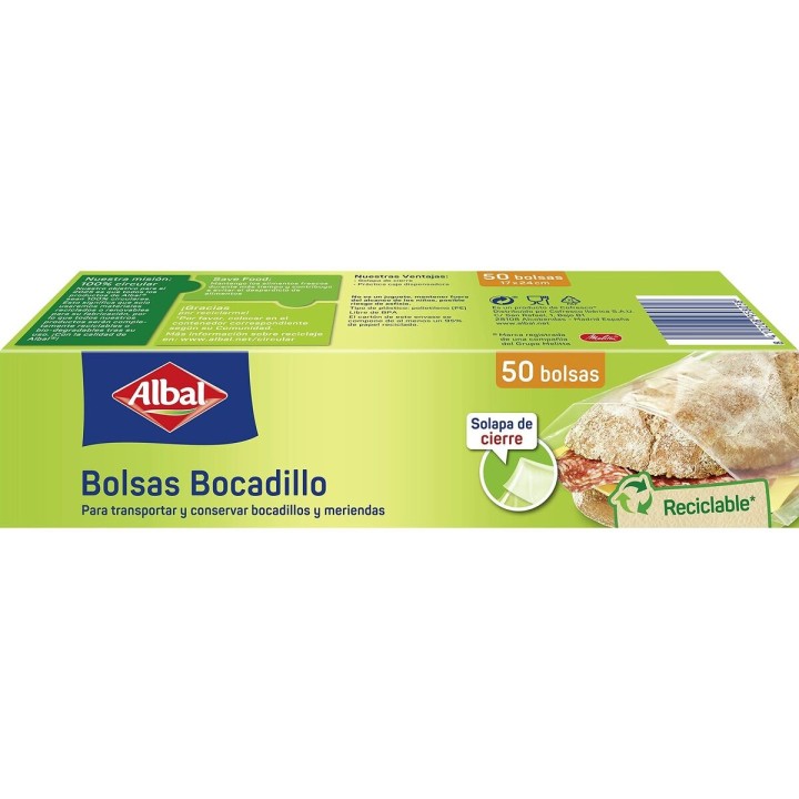 Bolsas Albal 6682590 Portabocadillos