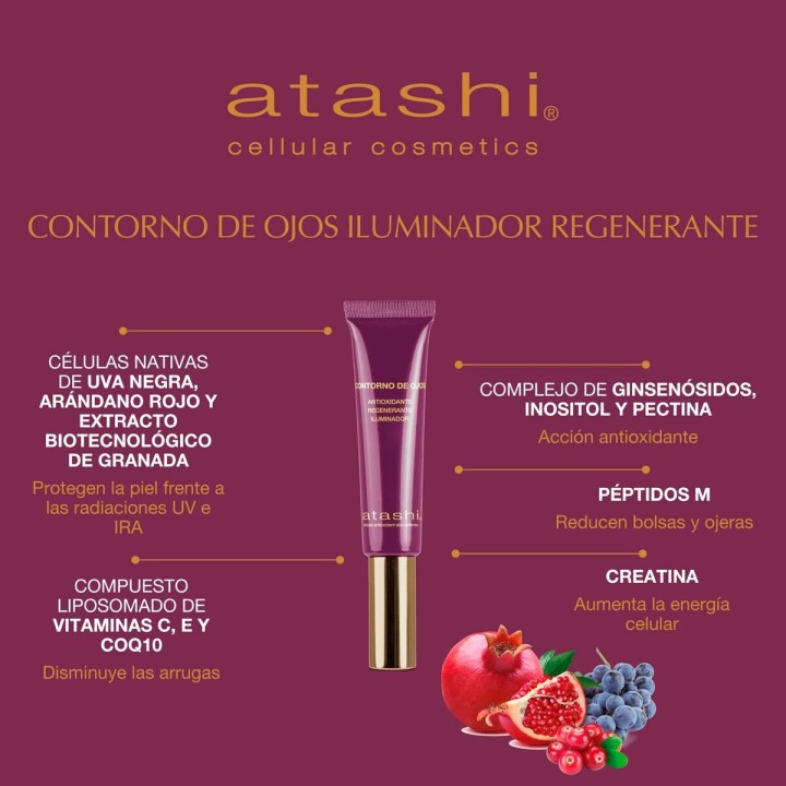 Kosmetiksæt Atashi CELULLAR COSMETIC 3 Dele