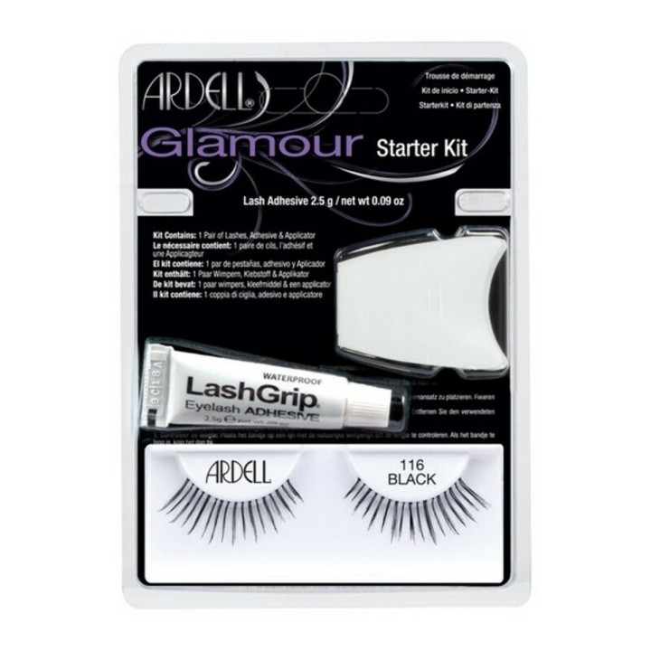 Falske øjenvipper Glamour Ardell 60082 (3 pcs) 3 Dele