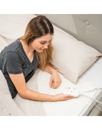 Surmatelas Chauffant Électrique Simple Krewarm InnovaGoods 60 W 80 x 150 cm Blanc