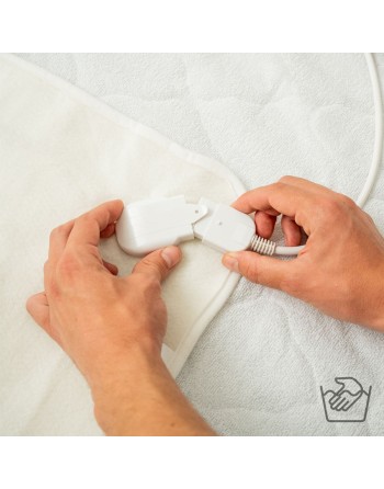 Surmatelas Chauffant Électrique Double Blewarm InnovaGoods 60+60 W 140 x 160 cm Blanc