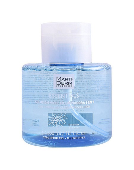 Makeupfjerner micellar vand Essentials Martiderm 1472-35860 (300 ml) Flaske (1 enheder)