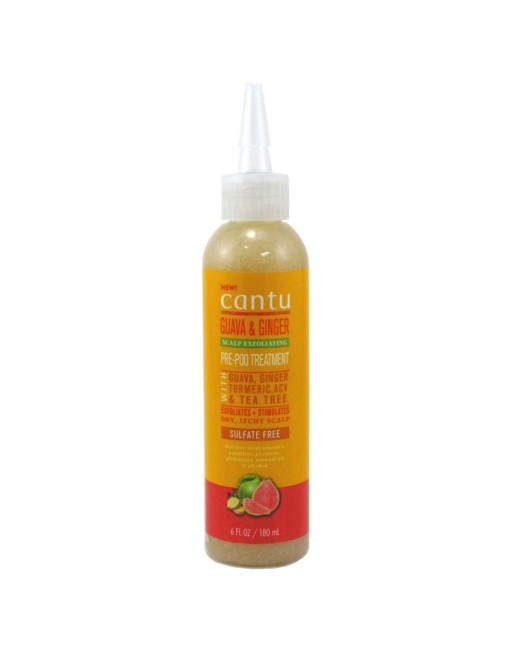 Midler til shampooing Cantu Guava Ginger 180 ml Hovedbunden exfoliant
