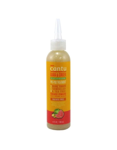 Pre-Champú Cantu Guava Ginger 180 ml Exfoliante Capilar