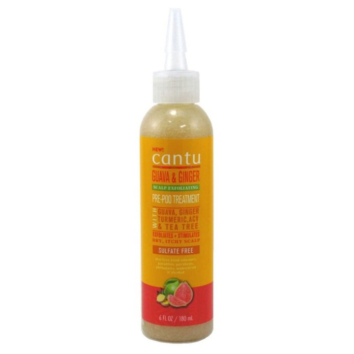 Midler til shampooing Cantu Guava Ginger 180 ml Hovedbunden exfoliant