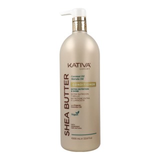 Shampoo + Hårbalsam Kativa SHEA BUTTER KATIVA 1 L