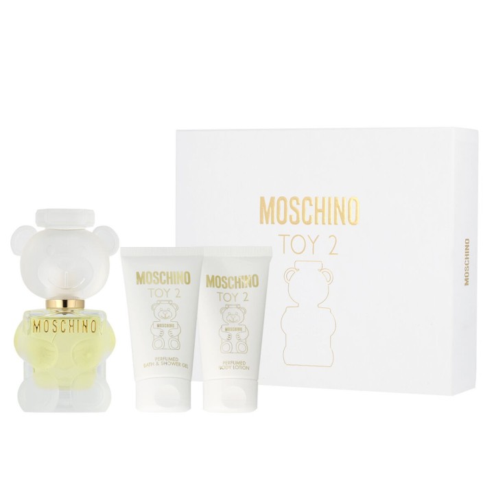 Parfume sæt til mænd Moschino Toy 2 EDP 3 Dele