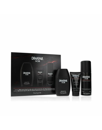 Men's Perfume Set Guy Laroche DRAKKAR NOIR EDT 3 Pieces