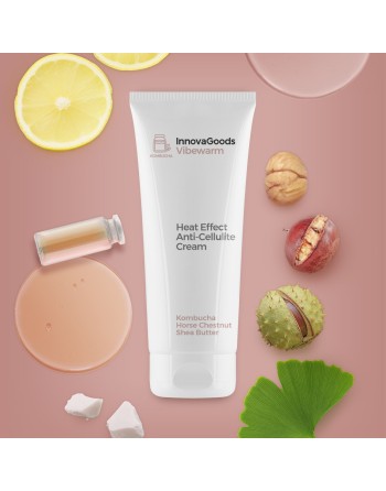 Heat Effect Anti-cellulite Cream Kombucha Vibewarm InnovaGoods 200 ml