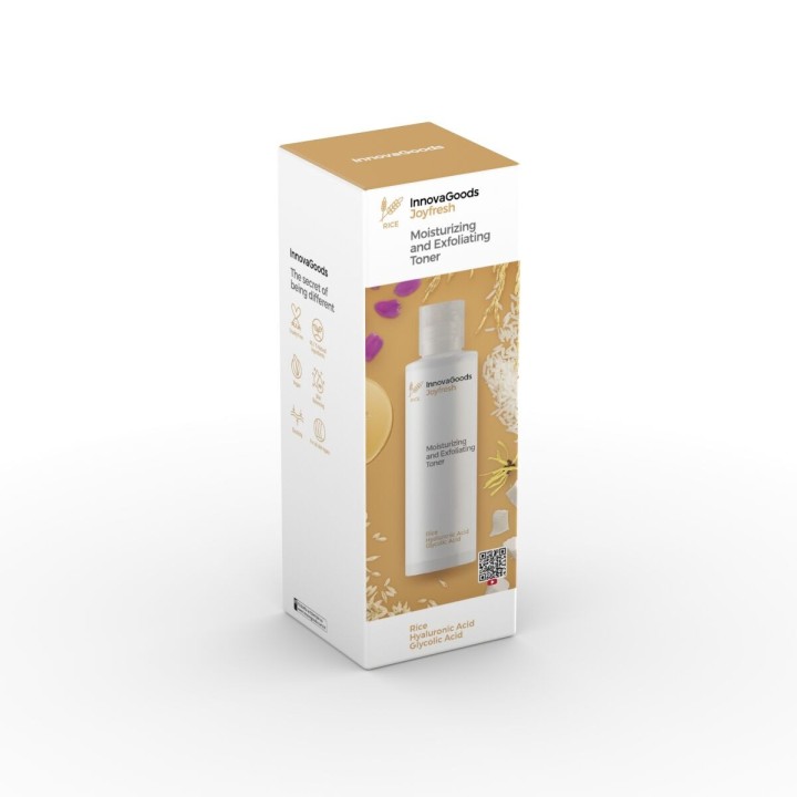 Tonico Viso Idratante ed Esfoliante Rice Joyfresh InnovaGoods 150 ml