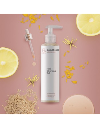 Ansigtsrens i gel-form Kombucha Vibepure InnovaGoods 200 ml