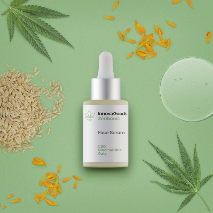 Ansigtsserum CBD Zenboost InnovaGoods 30 ml