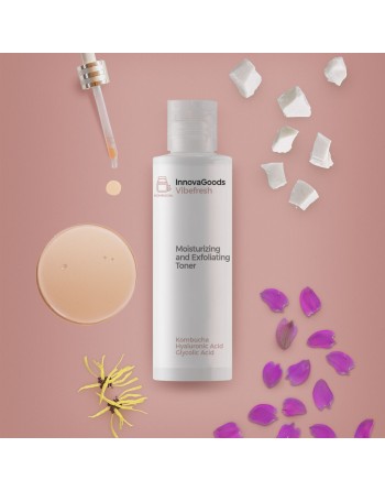 Feuchtigkeitsspendendes Gesichtswasser mit Peeling-Effekt Kombucha Vibefresh InnovaGoods 150 ml