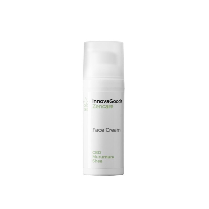 Crema Viso Idratante CBD Zencare InnovaGoods 50 ml