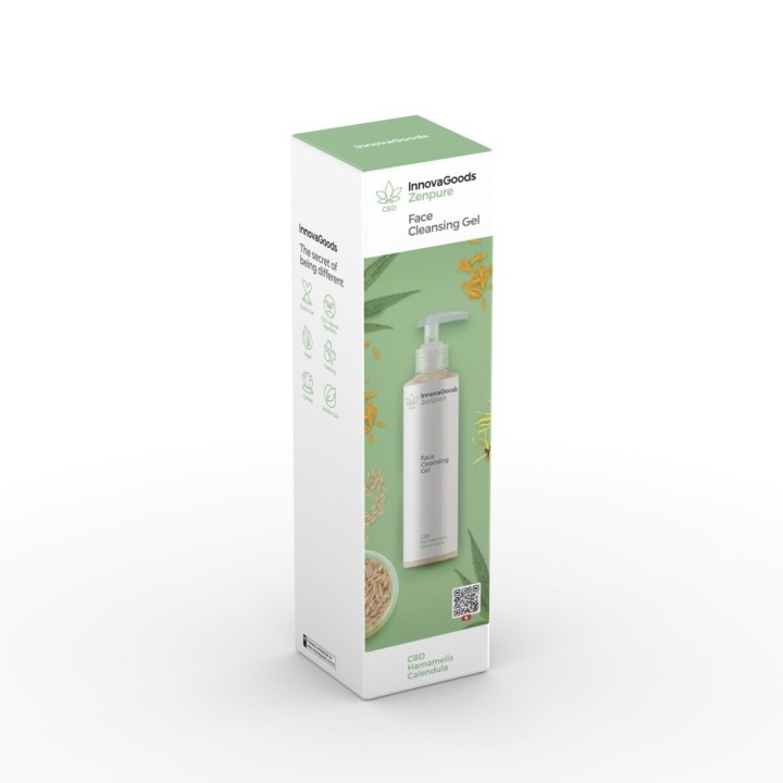 Ansigtsrens i gel-form CBD Zenpure InnovaGoods 200 ml