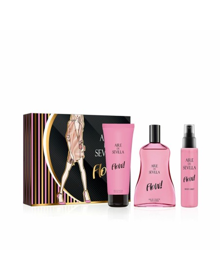 Women's Perfume Set Aire Sevilla Flow! 3 Pieces