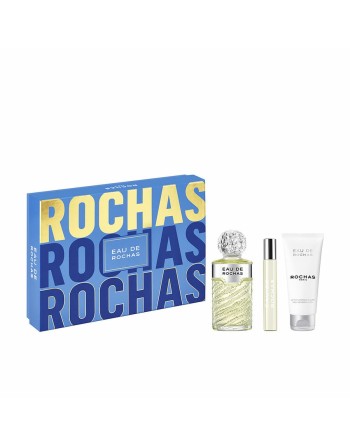 Women's Perfume Set Rochas EAU DE ROCHAS EDT 3 Pieces