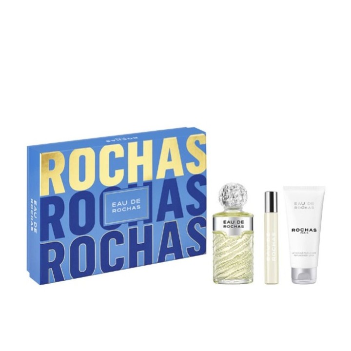 Parfume sæt til kvinder Rochas EAU DE ROCHAS EDT 3 Dele