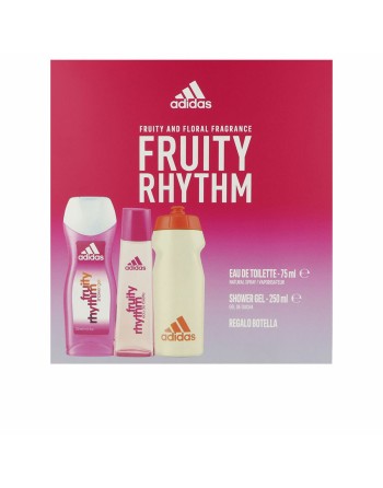 Parfume sæt til kvinder Adidas Fruity Rhythm 3 Dele