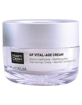 Fugtgivende dagcreme Platinum GF Martiderm GF Vital-Age (50 ml) Spf 15 50 ml 400 ml (1 enheder)