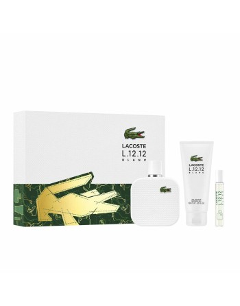 Set de Perfume Hombre Lacoste L. 12 .12  POUR LUI 3 Piezas