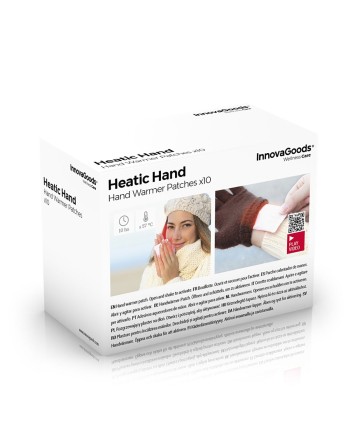 Patchs réchauffant pour les mains Heatic Hand InnovaGoods 10 Unités