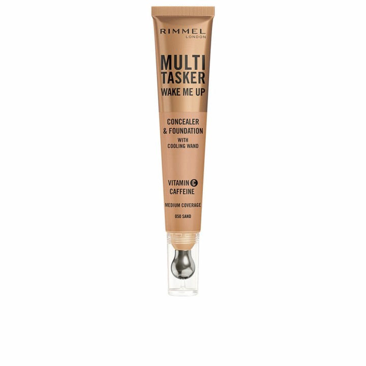 Dækcreme til Ansigtet Rimmel London Multi-Tasker Wake Me Up sand 20 ml