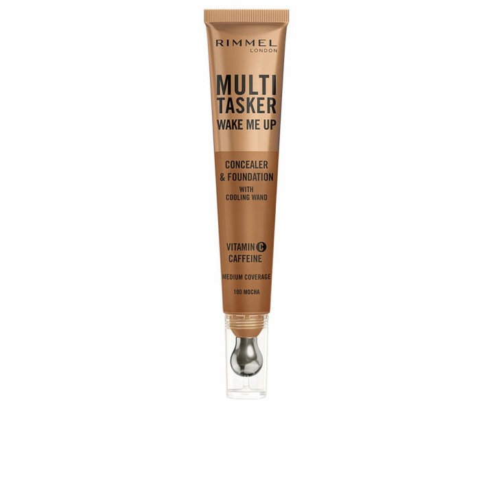Dækcreme til Ansigtet Rimmel London Multi-Tasker Wake Me Up Mocha 20 ml