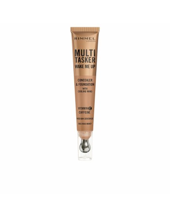 Dækcreme til Ansigtet Rimmel London Multi-Tasker Wake Me Up rose honey 20 ml