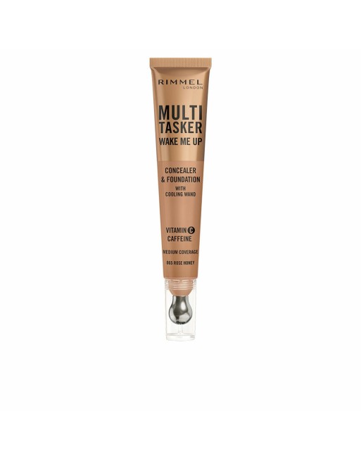 Facial Corrector Rimmel London Multi-Tasker Wake Me Up rose honey 20 ml
